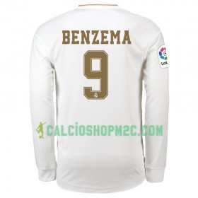 Real Madrid Karim Benzema 9 Maglia Prima 2019/2020 Manica Lunga
